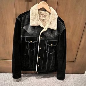 Scully Leather Sherpa jacket Large